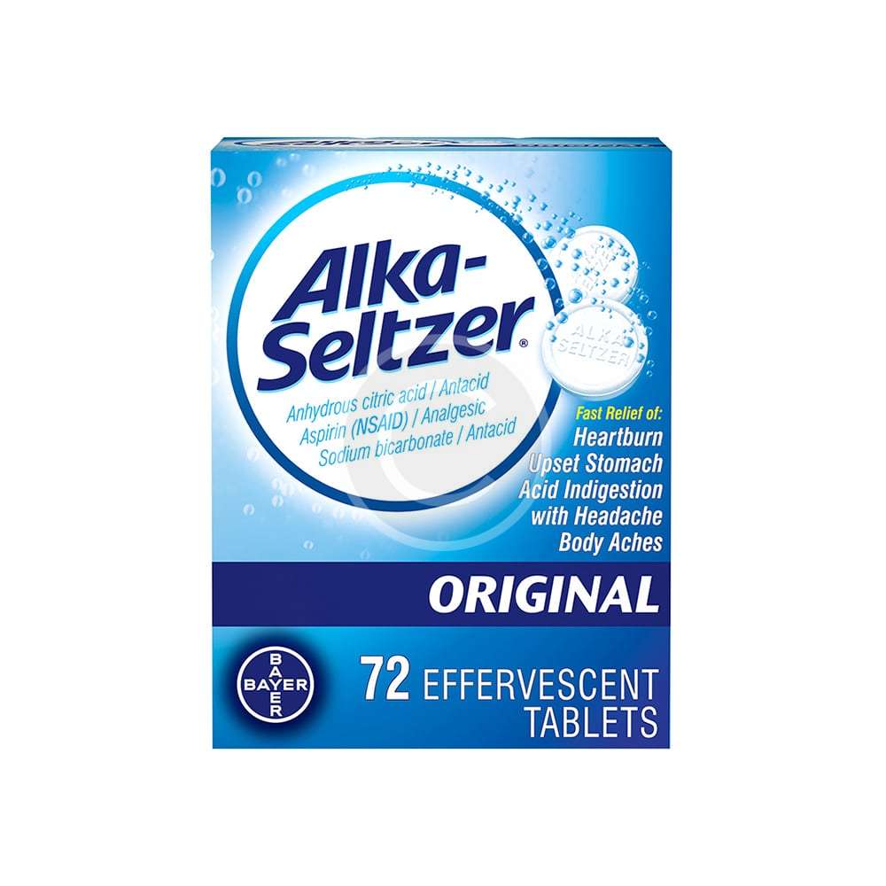 Alka-Seltzer Original Effervescent Tablets | ΔΕΡΜΑΤΟΛΟΓΟΣ ΒΟΥΡΔΑ ΙΣΜΗΝΗ